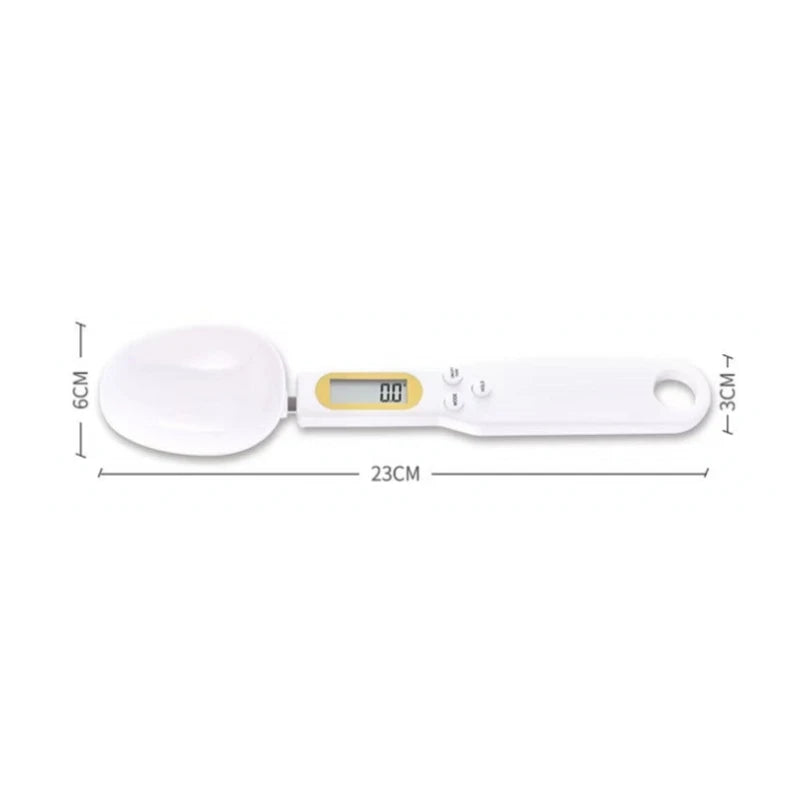 Weighing Spoon Scale Home Kitchen Tool Electronic Measuring Coffee Food Flour Powder Baking LCD Digital Measurement Adjustable
